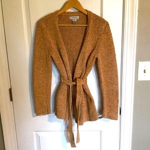 Woven cardigan